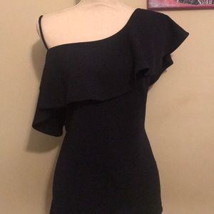 Blue off the shoulder top